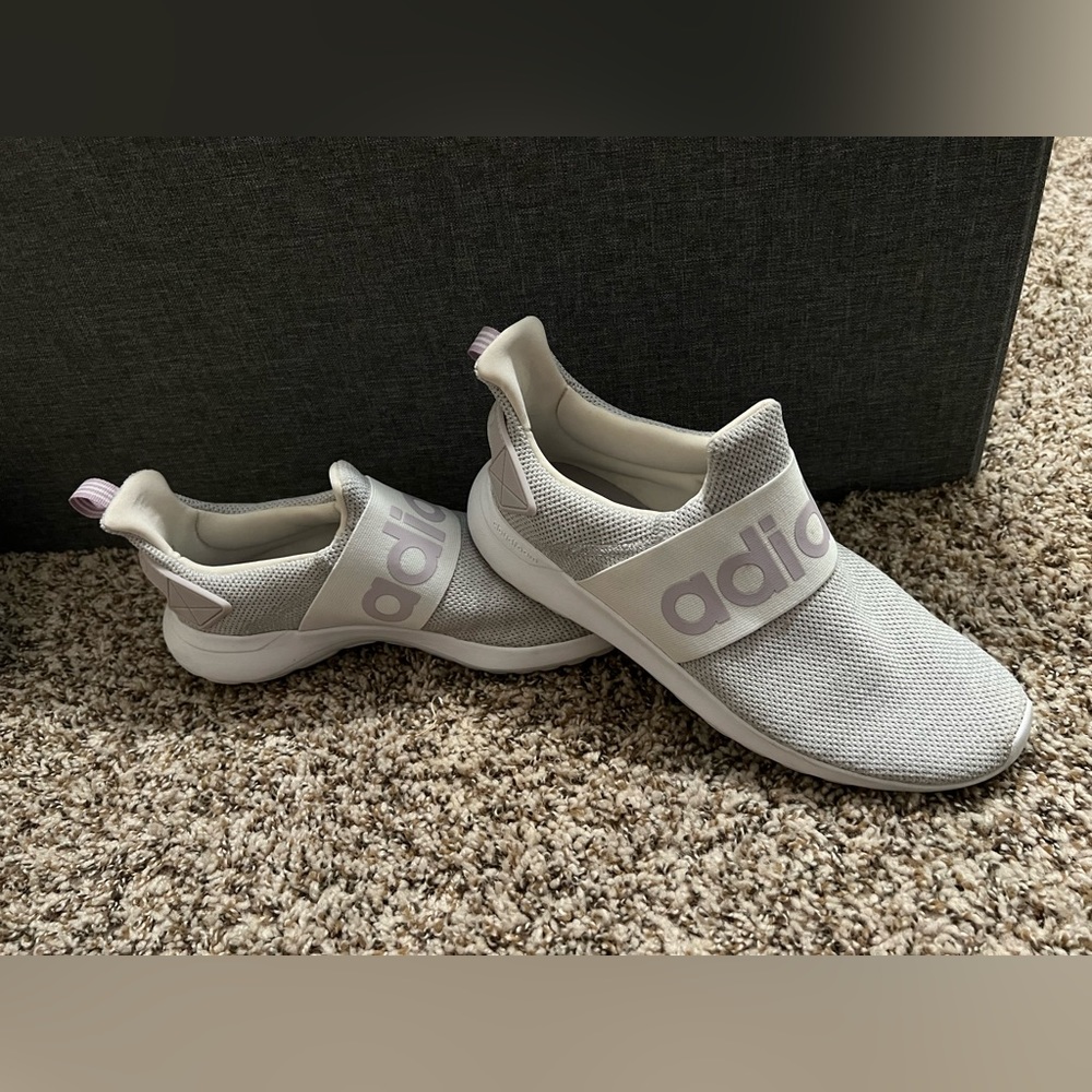 Adidas cloudfoam shoes. Size 9.5. Light purple. Gently used!